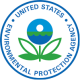 United States Environmental Protection Agency logo with blue circle and green leaves.